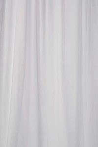 Fully Waterproof Plain White PVC Shower Curtain, 1800 x 1800mm - Picture 1 of 5