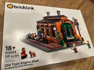 Lego Bricklink 910033 Old Train Engine Shed NISB - Picture 1 of 6