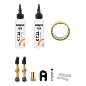 SKS Tubeless Kit Schlauchlose Reifen Dichtmilch Ventile Felgenband 25mm Gravel - Bild 1 von 1