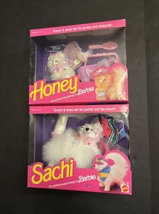 Vintage 1991 Barbie Sachi und Honig der Welpe. SELTEN wie im Karton - Bild 1 von 16