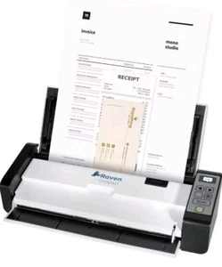 Raven Compact Document Scanner - Wireless Scanning to Mac or Windows PC - Picture 1 of 12
