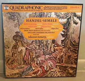 HANDEL SEMELE ORIG VANGUARD QUADRAPHONIC THREE (3) RECORD BOX SET NM - Picture 1 of 5