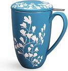 immaculife Tea Cup with Infuser and Lid - Tea Mug with Lid for Steeping Loose...