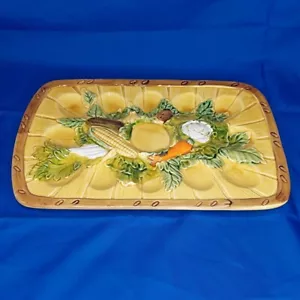 Vintage Ceramic Deviled Egg Platter from Japan by New Trends - Picture 1 of 17