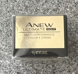 Avon Anew Ultimate Multi-performance NIGHT Cream 0.50 oz TRAVEL SIZE SEALED - Picture 1 of 4