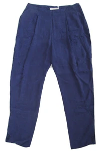 $575 NEW Auth CACHAREL Blue Pleated Dress Pants Trousers IT-44 US-8/10 Waist-34" - Picture 1 of 7