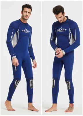 Mens Womens 3mm Wetsuit Full Length Wetsuit Surf Steamer Swim Diving Wet Suit - Image 1 of 4