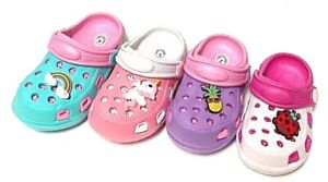 Infant Baby Garden Clogs Shoes Toddler Slip-On Casual Two-tone Slipper Sandals