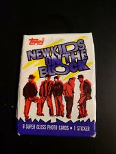 14 purple packs "Kids On The Block" Topps Trading Cards with Sticker