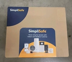 SimpliSafe Home Security System With Indoor And Outdoor Cameras 8 Piece Kit - Picture 1 of 2