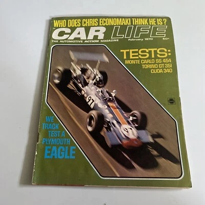 1970 February Car Life Magazine Monte Carlo SS 454 Car (MH878) - Image 1 of 3