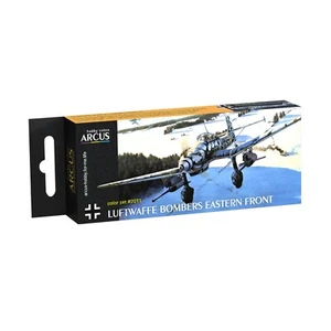 Juego de pintura esmaltada Arcus E2011 Luftwaffe Bombers Eastern Front 6 colores en juego 10 ml - Imagen 1 de 14