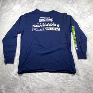 Seattle Seahawks Herren L Majestic "We Are 12" Langarmshirt blau NFL West - Bild 1 von 9