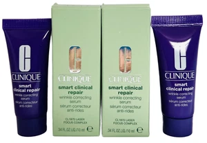 2 x Clinique Smart Clinical Repair Serum zur Korrektur von Falten 0,34 Unzen/10 ml - Bild 1 von 4