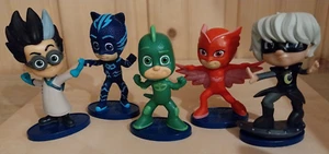 PJ Masks - 5 Figuren (Romeo, Luna Girl, Catboy, Eulette, Gecko) - Bild 1 von 1