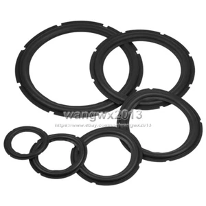 2x 4"-12" in Speaker Rubber Edge Bass Folding Ring Woofer Surround Circle Repair - Picture 1 of 13