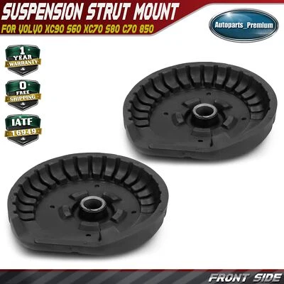 2Pcs Front Suspension Strut Mount for Volvo XC90 S60 XC70 S80 C70 850 V70 S70 - Image 1 of 4