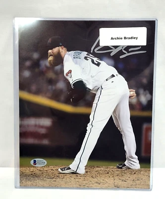 Excellent ARCHIE BRADLEY  Signed 8 x 10 Color Photo with COA and Plastic Sleeve - Image 1 of 2