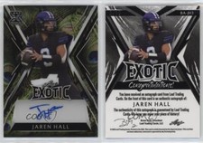 2023 Leaf Exotic Peacock Prismatic /10 Jaren Hall #BA-JH3 Rookie Auto RC
