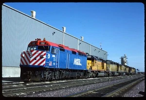 Original Rail Slide - Metra 132 + UP Proviso IL 2-22-1991 - Picture 1 of 1