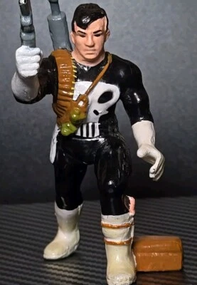 Figura de PVC de 3" coleccionable Marvel The Punisher 1989 de Applause de colección Foto 1 de 3