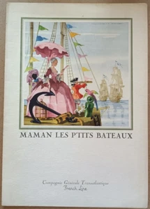 Menu paquebot FRANCE - MAMAN LES PTITS BATEAUX - DINER DE GALA 1958 - Imagen 1 de 3