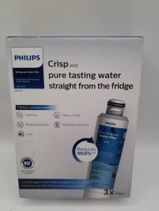 Philips Refrigerator Water Filter Fit For Samsung DA29-00020B NSF/ANSI. 3 PACK - Picture 1 of 5