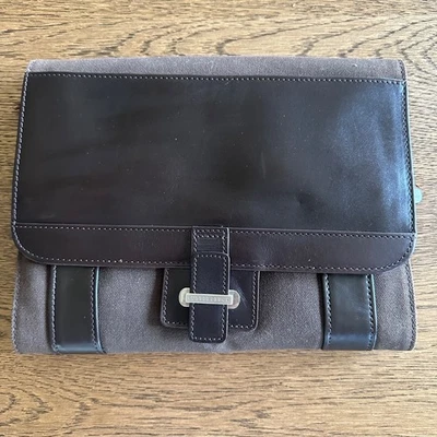 Bolso de viaje de lona y cuero marrón Cutter & Buck para hombre Foto 1 de 4