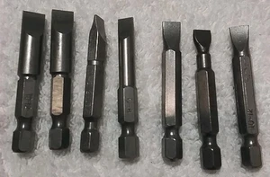 7Pc 2" HEX SLOTTED HEX DRIVER BITS USA 🇺🇸 - Picture 1 of 3
