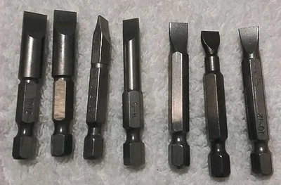 7Pc 2" HEX SLOTTED HEX DRIVER BITS USA 🇺🇸 - Image 1 of 3