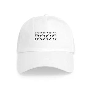 CafePress Kawaii Panda Pattern In Black And White Cap Baseball Hat (19589338) - Picture 1 of 3