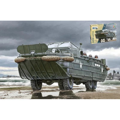AMPHIBIOUS TRUCK D-DAY 80th ANNIVERSARY KIT 1:35 Italeri Kit Camion Modellino Nu - Immagine 1 di 3