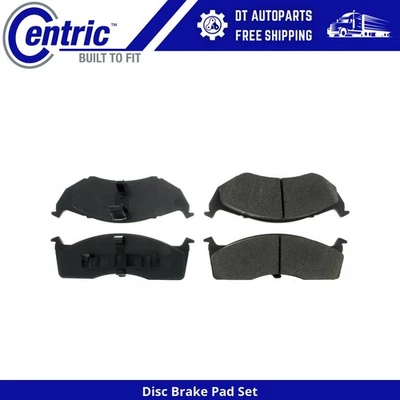 Para 1994-1997 Chrysler LHS | Pastilhas de freio a disco dianteiras centrais | Cerâmica - Imagem 1 de 4