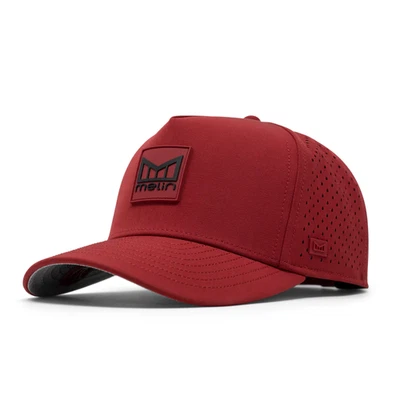 MELIN ODYSSEY STACKED HYDRO HAT - RED (BELOW RETAIL). Classic Size - Image 1 of 3