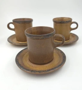3 McCoy Pottery Canyon Mesa Cup & Saucer Sets - Picture 1 of 3
