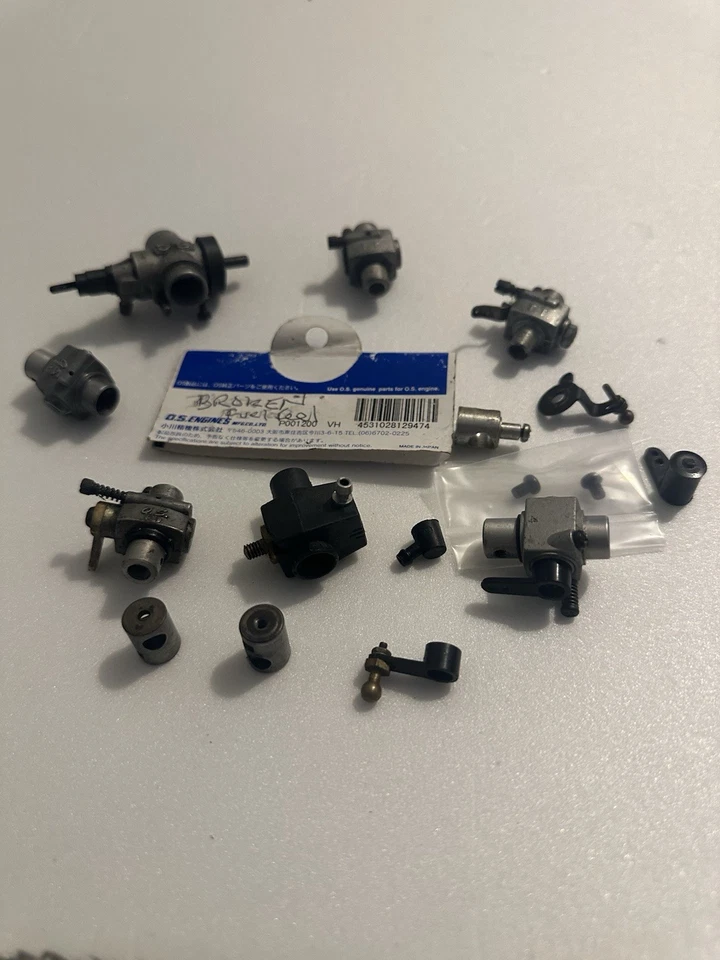 OS,ASP,TT + More Carburettor & Model engine Parts Job Lot  As Photo’s  Offers!! - Image 1 of 4