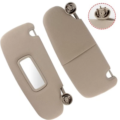 Pair For 2002-2009 Dodge Ram 1500 2500 3500 Beige Left & Right Sun Visor Set Foto 1 de 4