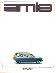 Catalogue brochure Citroën Ami 8 / Break 07/1969 Belgique en français - Imagen 1 de 2