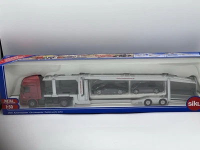 Siku 3934 Mercedes Car Transporter 1:50 Die Cast Model 40cm Long - Image 1 of 4