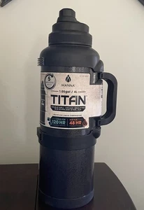 Manna Titan Stainless Steel Vacuum Insulated Jug - 4L - Onyx - Picture 1 of 8