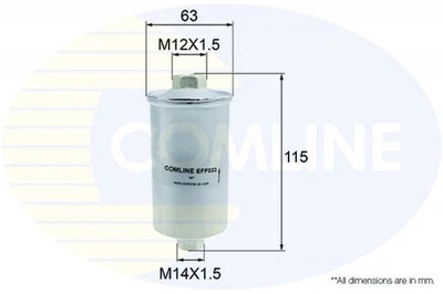 ENGINE FUEL FILTER COMLINE FOR FERRARI 512 BB 4.9 L - Image 1 of 4
