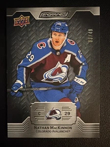 2023 2023-24 Upper Deck Engrained Ebony #27 Nathan MacKinnon 03/49 Avalanche - Bild 1 von 2