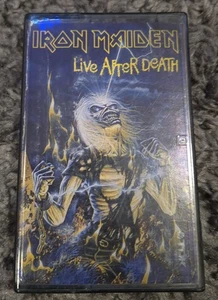 Iron Maiden Live After Death Cassette Tape 1985 Capitol Records - Picture 1 of 4
