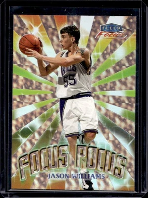 Fleer Focus Jason Williams Focus Pocus #8 Kings 1999-00 Foto 1 de 2