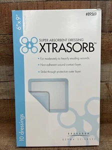 Xtrasorb 89569 Super Absorbent Wound Dressing, 6"x9" Non-Adherent - Exp. 06/2012 - Picture 1 of 3