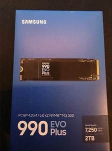 Samsung 990 EVO Plus 2TB SSD M.2 PCIe 4.0 MZ-V9S2T0BW NEU/versiegelt - Bild 1 von 2