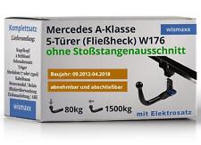 AHK für Mercedes A-Klasse 12-18 vert. abnehmbar BRINK +13pol E-Satz spezifisch