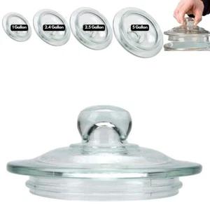 Replacement Glass Lid for Glass Beverage Dispenser, Glass Beverage Dispenser Lid - Picture 1 of 62