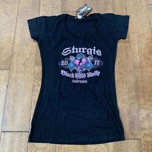 Camisa Top Classy Black Hills Rally Biker Para Mujer Talla XL Negra 2017 Sturgis SD - Imagen 1 de 8