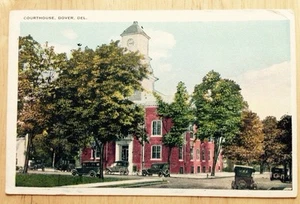 1917 DOVER, DE, DOVER COURTHOUSE COURT HOUSE POSTCARD - Picture 1 of 2